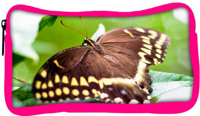 

Snoogg Eco Friendly Canvas Brown Butterfly Designer Student Pen Pencil Case Coin Purse Pouch Cosmetic Makeup Bag (PINK) Pouch(Multicolor)