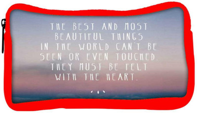 

Snoogg Eco Friendly Canvas Felt With The Heart Student Pen Pencil Case Coin Purse Pouch Cosmetic Makeup Bag (RED) Pouch(Multicolor)