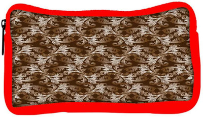 

Snoogg Eco Friendly Canvas Mix Color Pattern Designer Student Pen Pencil Case Coin Purse Pouch Cosmetic Makeup Bag (RED) Pouch(Multicolor)