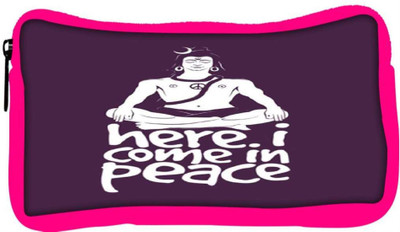 

Snoogg Eco Friendly Canvas Here. I Come In Peace Student Pen Pencil Case Coin Purse Pouch Cosmetic Makeup Bag (PINK) Pouch(Multicolor)