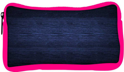 

Snoogg Eco Friendly Canvas Dark Blue Wood Wall Designer Student Pen Pencil Case Coin Purse Pouch Cosmetic Makeup Bag (PINK) Pouch(Multicolor)