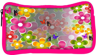 

Snoogg Eco Friendly Canvas Multicolored Daisies And Butterflies 2662 Student Pen Pencil Case Coin Purse Pouch Cosmetic Makeup Bag (PINK) Pouch(Multicolor)