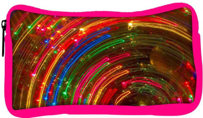 

Snoogg Eco Friendly Canvas Neon Lights Student Pen Pencil Case Coin Purse Pouch Cosmetic Makeup Bag (PINK) Pouch(Multicolor)