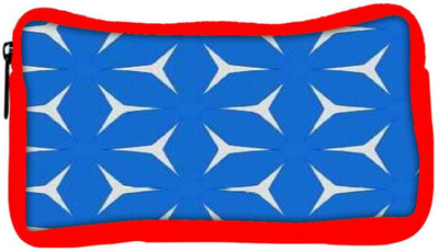 

Snoogg Eco Friendly Canvas Blue Pattern Designer Student Pen Pencil Case Coin Purse Pouch Cosmetic Makeup Bag (RED) Pouch(Multicolor)