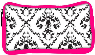 

Snoogg Eco Friendly Canvas Black And White Pattern Designer Student Pen Pencil Case Coin Purse Pouch Cosmetic Makeup Bag (PINK) Pouch(Multicolor)
