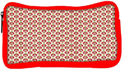 

Snoogg Eco Friendly Canvas Back To School Designer Student Pen Pencil Case Coin Purse Pouch Cosmetic Makeup Bag (RED) Pouch(Multicolor)
