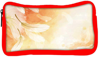 

Snoogg Eco Friendly Canvas White Feathers Designer Student Pen Pencil Case Coin Purse Pouch Cosmetic Makeup Bag (RED) Pouch(Multicolor)