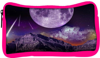 

Snoogg Eco Friendly Canvas Fantasy Night Student Pen Pencil Case Coin Purse Pouch Cosmetic Makeup Bag (PINK) Pouch(Multicolor)