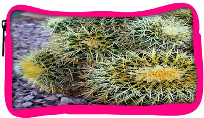 

Snoogg Eco Friendly Canvas Barrel Cactus Student Pen Pencil Case Coin Purse Pouch Cosmetic Makeup Bag (PINK) Pouch(Multicolor)
