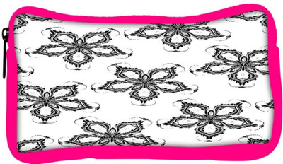 

Snoogg Eco Friendly Canvas Grey Floral Designer Student Pen Pencil Case Coin Purse Pouch Cosmetic Makeup Bag (PINK) Pouch(Multicolor)