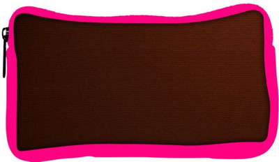 

Snoogg Eco Friendly Canvas Brown Abstract Squares Designer Student Pen Pencil Case Coin Purse Pouch Cosmetic Makeup Bag (PINK) Pouch(Multicolor)