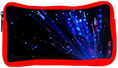 

Snoogg Eco Friendly Canvas Fiber Optics Student Pen Pencil Case Coin Purse Pouch Cosmetic Makeup Bag (RED) Pouch(Multicolor)
