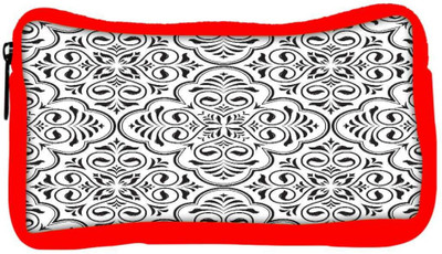 

Snoogg Eco Friendly Canvas Abstract Amazed Pattern Designer Student Pen Pencil Case Coin Purse Pouch Cosmetic Makeup Bag (RED) Pouch(Multicolor)