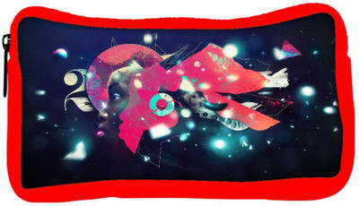 

Snoogg Eco Friendly Canvas Street Lights Designer Student Pen Pencil Case Coin Purse Pouch Cosmetic Makeup Bag (RED) Pouch(Multicolor)