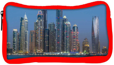 

Snoogg Eco Friendly Canvas Tall Buildings Designer Student Pen Pencil Case Coin Purse Pouch Cosmetic Makeup Bag (RED) Pouch(Multicolor)