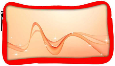 

Snoogg Eco Friendly Canvas Abstract Orange Waves Designer Student Pen Pencil Case Coin Purse Pouch Cosmetic Makeup Bag (RED) Pouch(Multicolor)