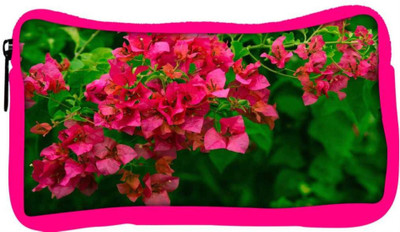 

Snoogg Eco Friendly Canvas Colorful Tree Designer Student Pen Pencil Case Coin Purse Pouch Cosmetic Makeup Bag (PINK) Pouch(Multicolor)