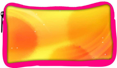 

Snoogg Eco Friendly Canvas Yellow Pattern Design Designer Student Pen Pencil Case Coin Purse Pouch Cosmetic Makeup Bag (PINK) Pouch(Multicolor)