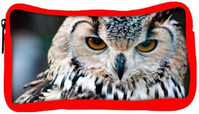 

Snoogg Eco Friendly Canvas Owl Close Up Portrait Student Pen Pencil Case Coin Purse Pouch Cosmetic Makeup Bag (RED) Pouch(Multicolor)