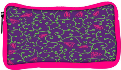 

Snoogg Eco Friendly Canvas Seamless Pattern With Leaf Student Pen Pencil Case Coin Purse Pouch Cosmetic Makeup Bag (PINK) Pouch(Multicolor)