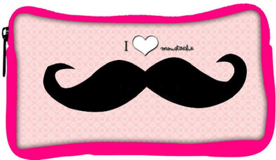 

Snoogg Eco Friendly Canvas I Love Mustache Student Pen Pencil Case Coin Purse Pouch Cosmetic Makeup Bag (PINK) Pouch(Multicolor)
