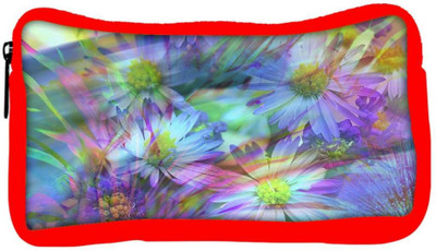 

Snoogg Eco Friendly Canvas Colorful Petals Designer Student Pen Pencil Case Coin Purse Pouch Cosmetic Makeup Bag (RED) Pouch(Multicolor)