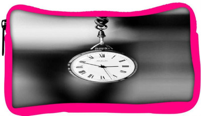 

Snoogg Eco Friendly Canvas Vintage Pocket Clock Student Pen Pencil Case Coin Purse Pouch Cosmetic Makeup Bag (PINK) Pouch(Multicolor)