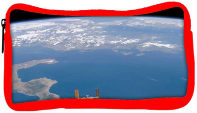 

Snoogg Eco Friendly Canvas Cyclone Designer Student Pen Pencil Case Coin Purse Pouch Cosmetic Makeup Bag (RED) Pouch(Multicolor)
