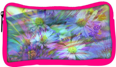 

Snoogg Eco Friendly Canvas Colorful Petals Designer Student Pen Pencil Case Coin Purse Pouch Cosmetic Makeup Bag (PINK) Pouch(Multicolor)