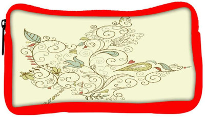 

Snoogg Eco Friendly Canvas Maple Leaf Student Pen Pencil Case Coin Purse Pouch Cosmetic Makeup Bag (RED) Pouch(Multicolor)