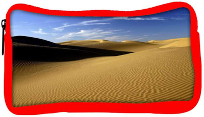 

Snoogg Eco Friendly Canvas Desert Sand Designer Student Pen Pencil Case Coin Purse Pouch Cosmetic Makeup Bag (RED) Pouch(Multicolor)