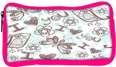 

Snoogg Eco Friendly Canvas Multicolor I Love You Designer Student Pen Pencil Case Coin Purse Pouch Cosmetic Makeup Bag (PINK) Pouch(Multicolor)