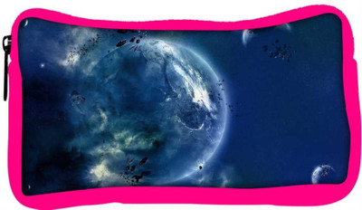 

Snoogg Eco Friendly Canvas Amazing Space Designer Student Pen Pencil Case Coin Purse Pouch Cosmetic Makeup Bag (PINK) Pouch(Multicolor)