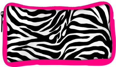 

Snoogg Eco Friendly Canvas Zebra Skin Designer Student Pen Pencil Case Coin Purse Pouch Cosmetic Makeup Bag (PINK) Pouch(Multicolor)