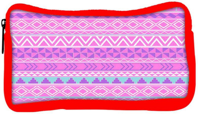 

Snoogg Eco Friendly Canvas Pink Aztec Pattern Student Pen Pencil Case Coin Purse Pouch Cosmetic Makeup Bag (RED) Pouch(Multicolor)