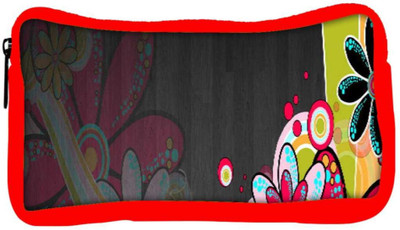 

Snoogg Eco Friendly Canvas Neon Daisies 2665 Student Pen Pencil Case Coin Purse Pouch Cosmetic Makeup Bag (RED) Pouch(Multicolor)