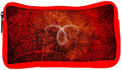 

Snoogg Eco Friendly Canvas Abstract Red Design Designer Student Pen Pencil Case Coin Purse Pouch Cosmetic Makeup Bag (RED) Pouch(Multicolor)