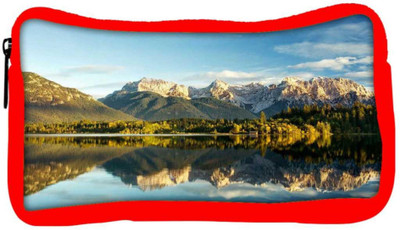 

Snoogg Eco Friendly Canvas Lake Side Mountain Designer Student Pen Pencil Case Coin Purse Pouch Cosmetic Makeup Bag (RED) Pouch(Multicolor)