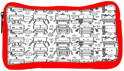 

Snoogg Eco Friendly Canvas Digit Bit Boy Pattern Student Pen Pencil Case Coin Purse Pouch Cosmetic Makeup Bag (RED) Pouch(Multicolor)