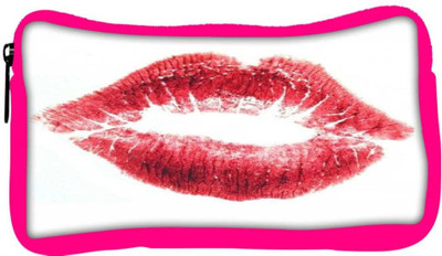 

Snoogg Eco Friendly Canvas Red Lips Kiss Student Pen Pencil Case Coin Purse Pouch Cosmetic Makeup Bag (PINK) Pouch(Multicolor)