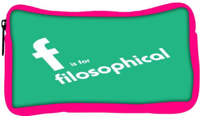 

Snoogg Eco Friendly Canvas Filosophical 2899 Student Pen Pencil Case Coin Purse Pouch Cosmetic Makeup Bag (PINK) Pouch(Multicolor)