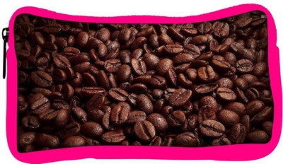 

Snoogg Eco Friendly Canvas Freshly Roasted Coffee Beans Designer Student Pen Pencil Case Coin Purse Pouch Cosmetic Makeup Bag (PINK) Pouch(Multicolor)