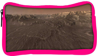 

Snoogg Eco Friendly Canvas Moon Space Designer Student Pen Pencil Case Coin Purse Pouch Cosmetic Makeup Bag (PINK) Pouch(Multicolor)