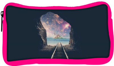 

Snoogg Eco Friendly Canvas Last Train Designer Student Pen Pencil Case Coin Purse Pouch Cosmetic Makeup Bag (PINK) Pouch(Multicolor)
