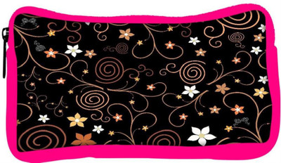 

Snoogg Eco Friendly Canvas Abstract Colorful Flowers Designer Student Pen Pencil Case Coin Purse Pouch Cosmetic Makeup Bag (PINK) Pouch(Multicolor)