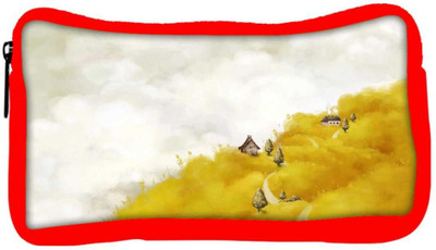 

Snoogg Eco Friendly Canvas Dream World Art Designer Student Pen Pencil Case Coin Purse Pouch Cosmetic Makeup Bag (RED) Pouch(Multicolor)