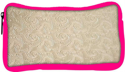 

Snoogg Eco Friendly Canvas Abstract Golden Feathers Designer Student Pen Pencil Case Coin Purse Pouch Cosmetic Makeup Bag (PINK) Pouch(Multicolor)