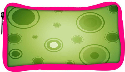 

Snoogg Eco Friendly Canvas Abstract Green Circles Designer Student Pen Pencil Case Coin Purse Pouch Cosmetic Makeup Bag (PINK) Pouch(Multicolor)