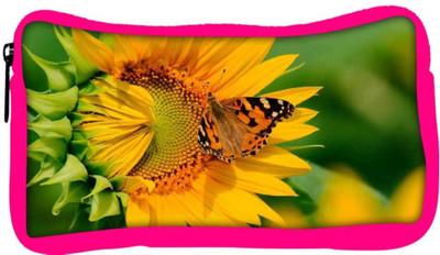 

Snoogg Eco Friendly Canvas Butterfly In Yellow Flower Designer Student Pen Pencil Case Coin Purse Pouch Cosmetic Makeup Bag (PINK) Pouch(Multicolor)