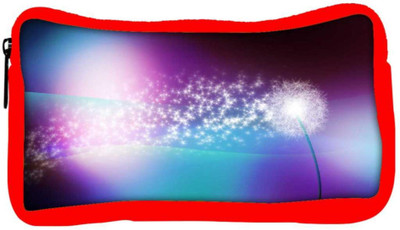 

Snoogg Eco Friendly Canvas Sparkling Petals Designer Student Pen Pencil Case Coin Purse Pouch Cosmetic Makeup Bag (RED) Pouch(Multicolor)